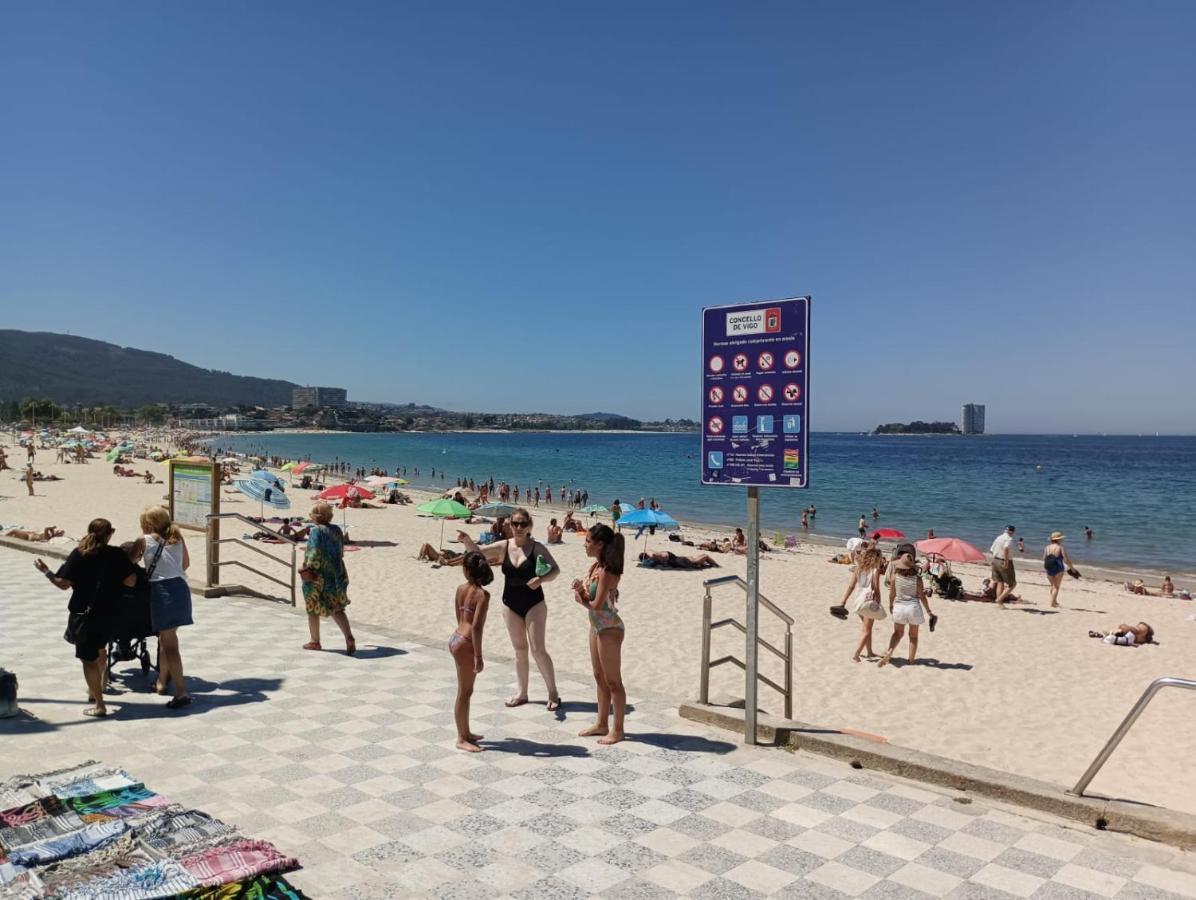 Samil Primera Linea De Playa Comarca de Comarca de Vigo Buitenkant foto