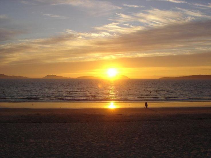Samil Primera Linea De Playa Comarca de Comarca de Vigo Buitenkant foto